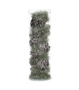 Table Scatters Pine & Cone Mix in Tube White