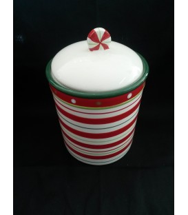 Dining- Candy Stripe Cookie Jar