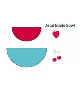 Dip Bowls - Cherry Berry Red/Blue.Set of 2 Bowls - 1 Red & 1 Blue.9cmH x 12.5cm Dia.
